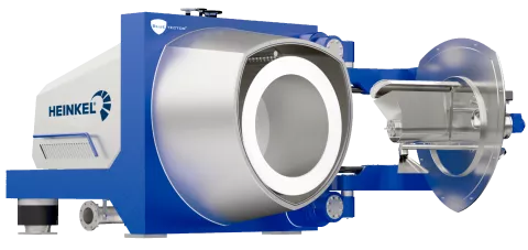 Bluetector peeler centrifuge