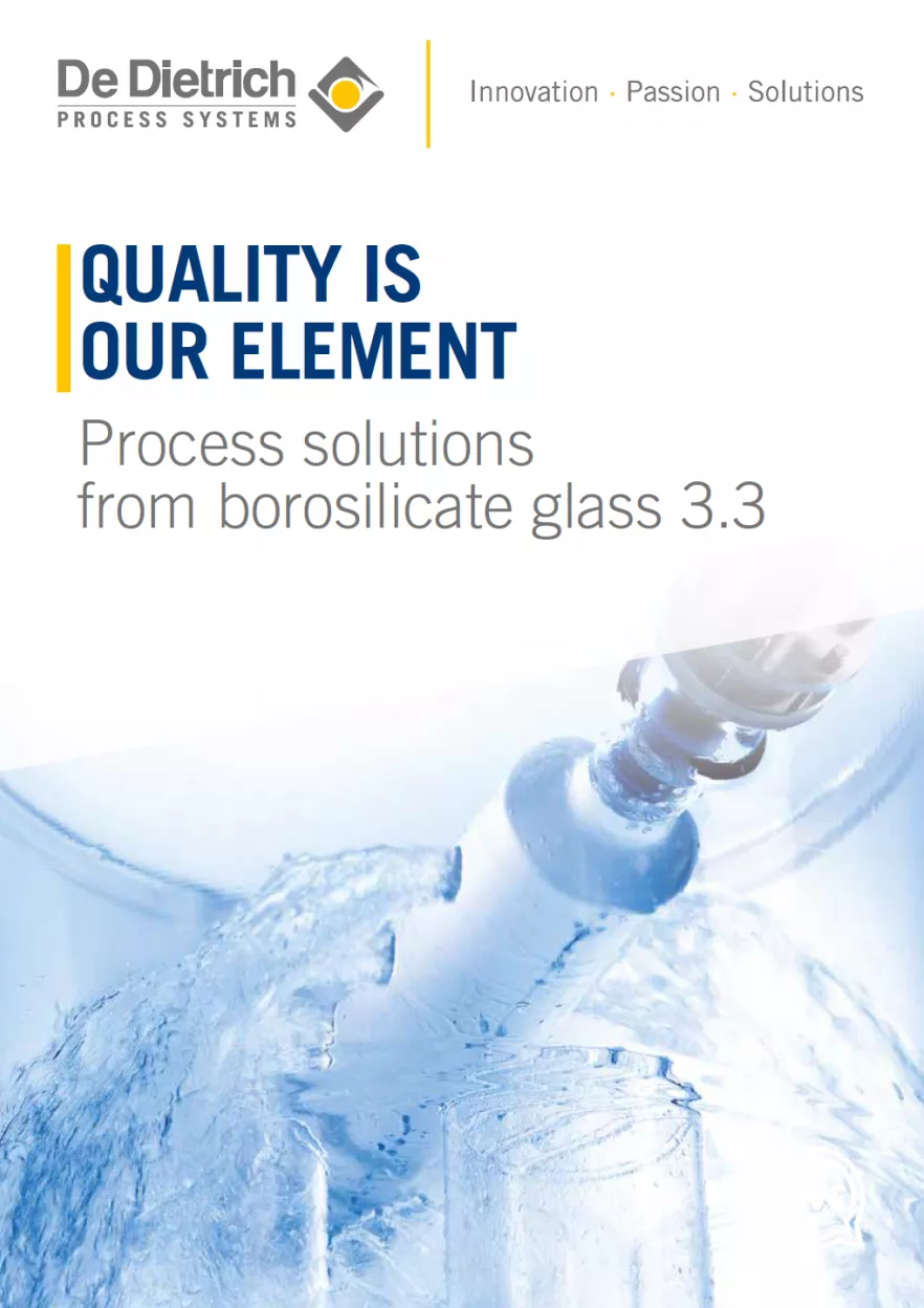 Process solutions from borosilicate glass 3.3