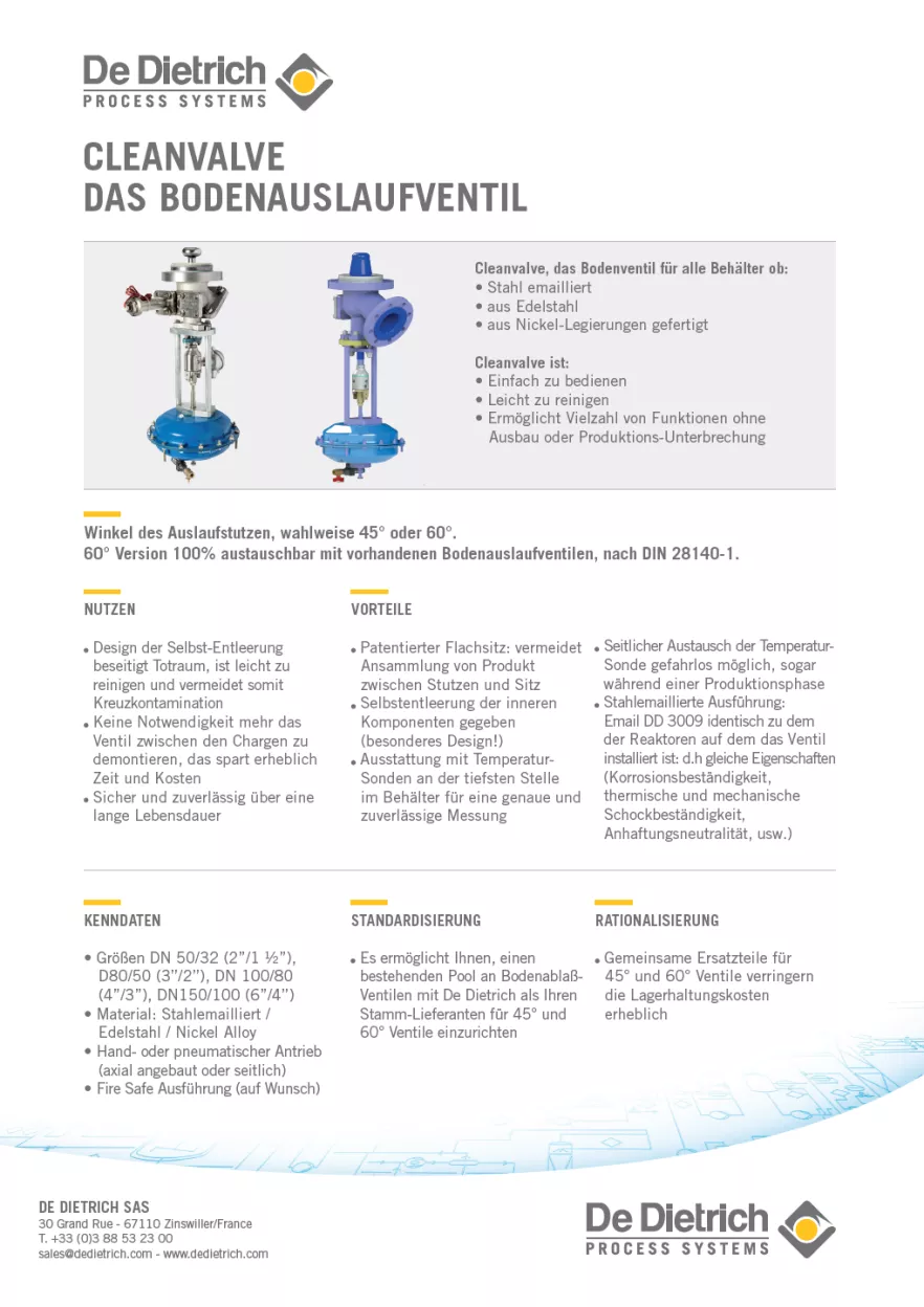 cleanvalve flyer de