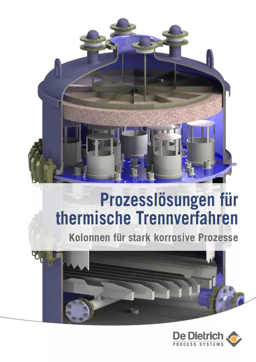 process solutions for thermal separation DE