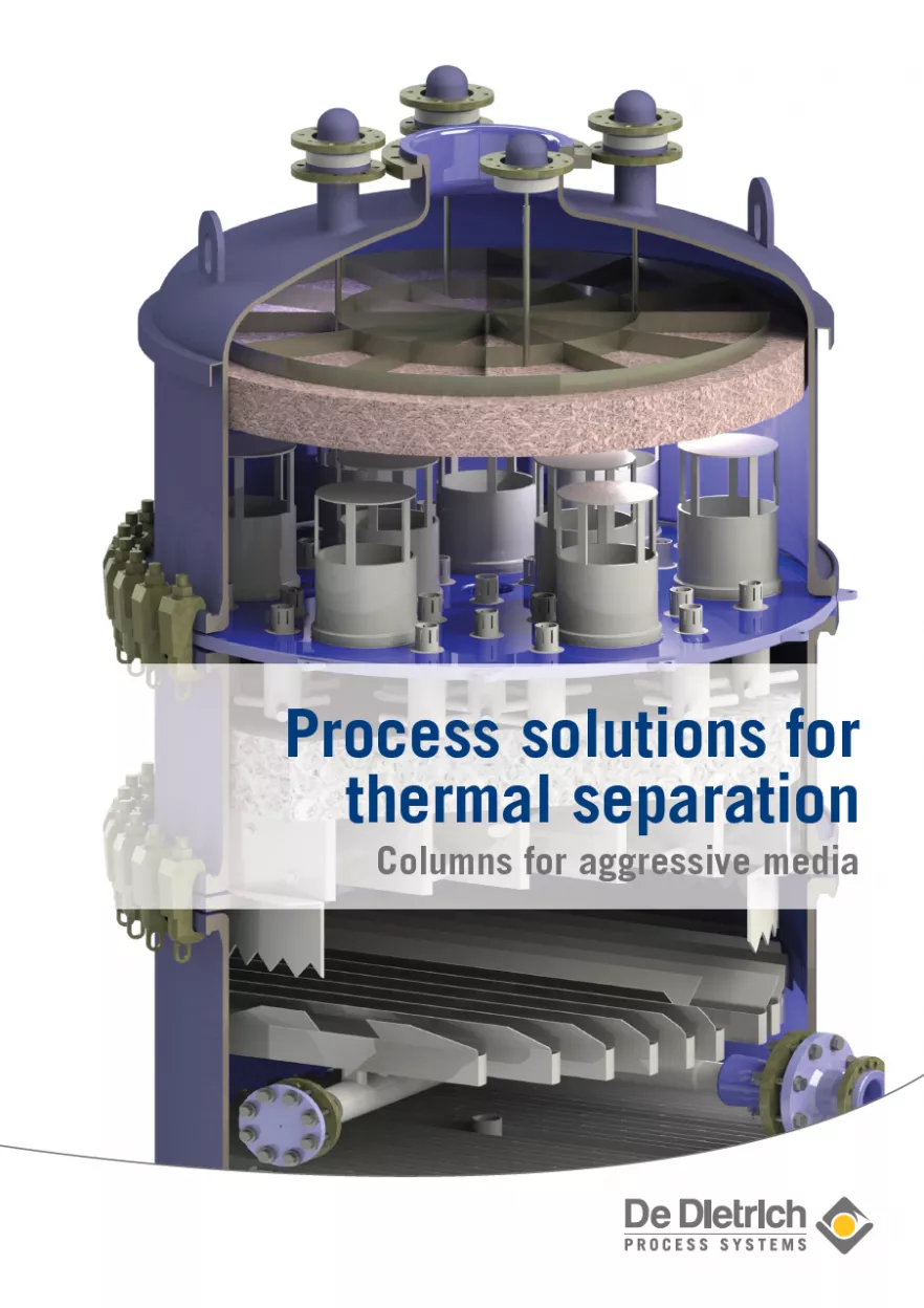 process solutions for thermal separation