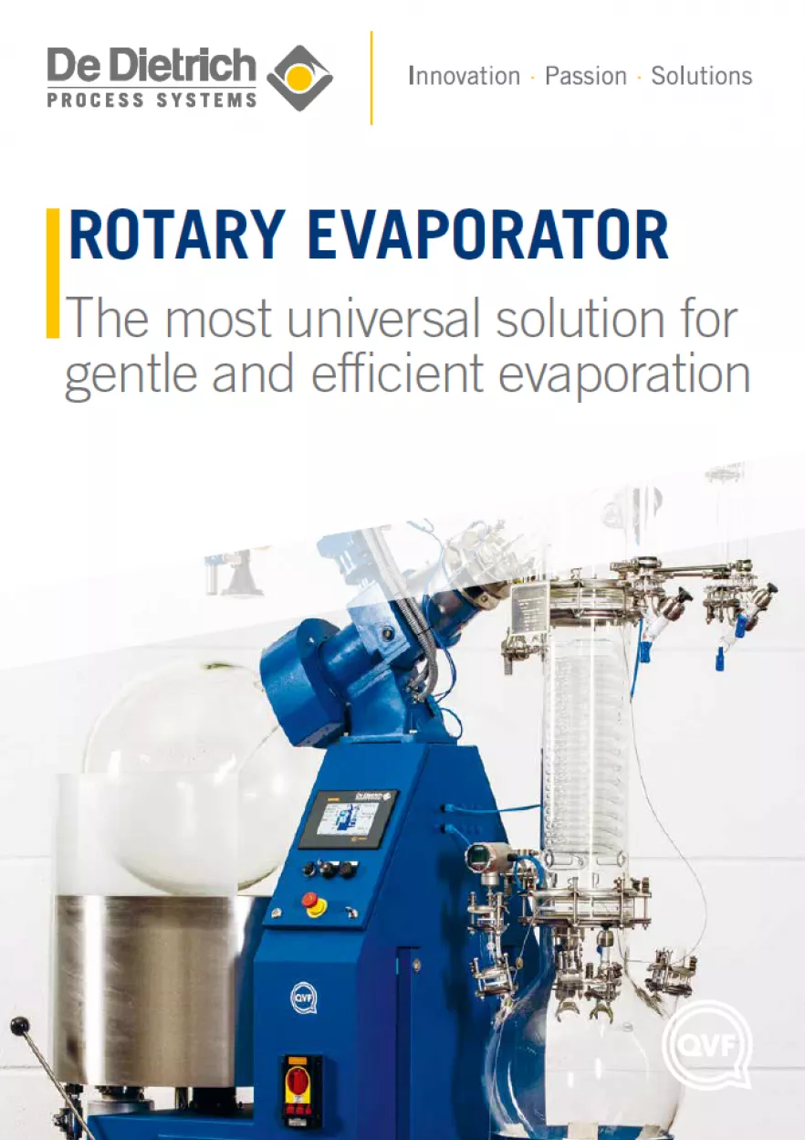 Rotary Evaporator brochure cover